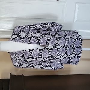 Snake Print Blazer Jacket